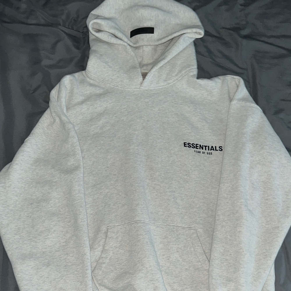 Essentials Light Gray Hoodie